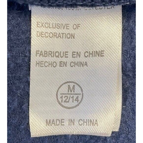 Nike Women’s Penn State Full Zip Fleece Size Medium Navy/White - Picture 6 of 6